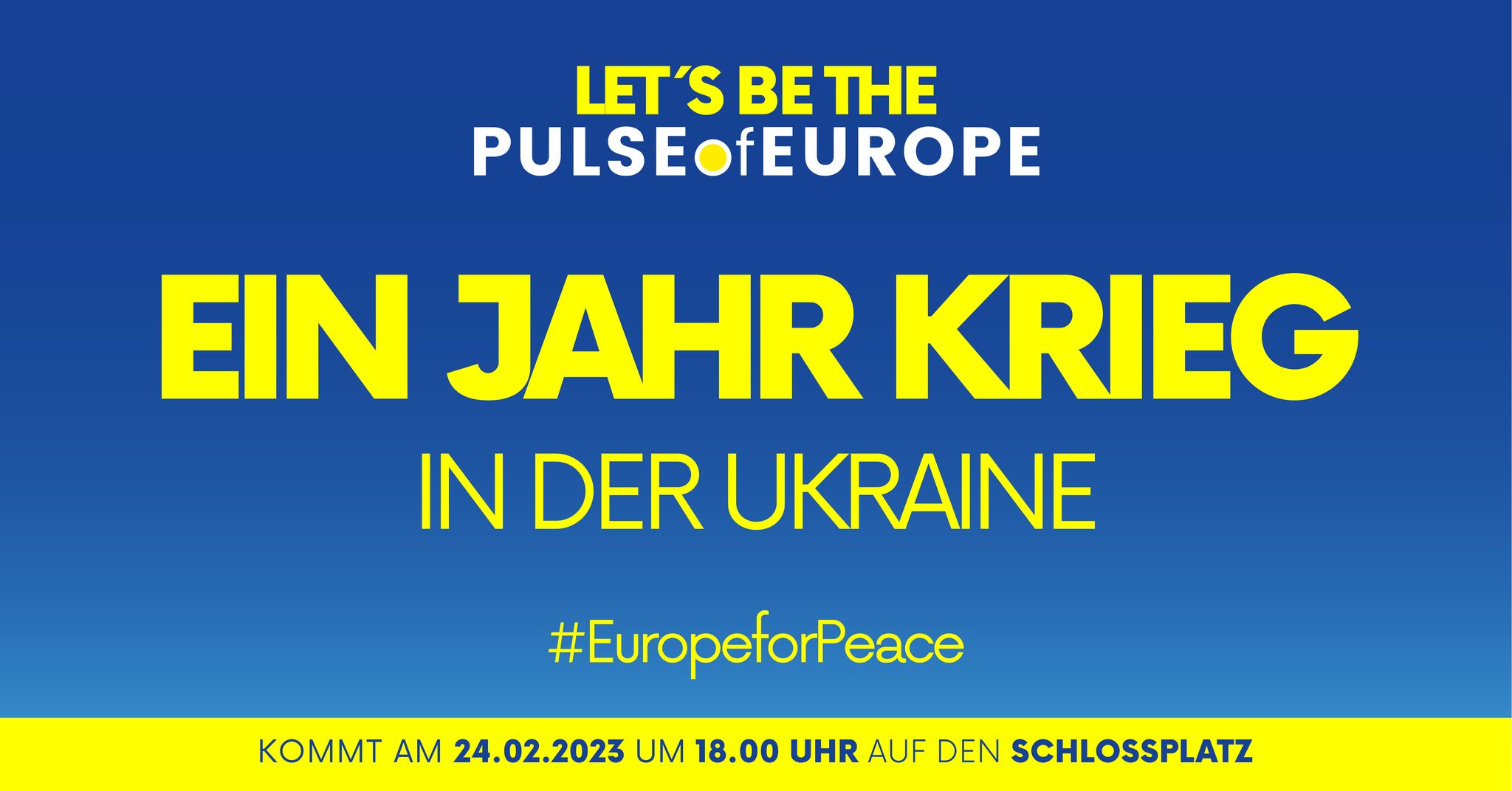 #EuropeforPeace – Friedenskundgebung in Stuttgart