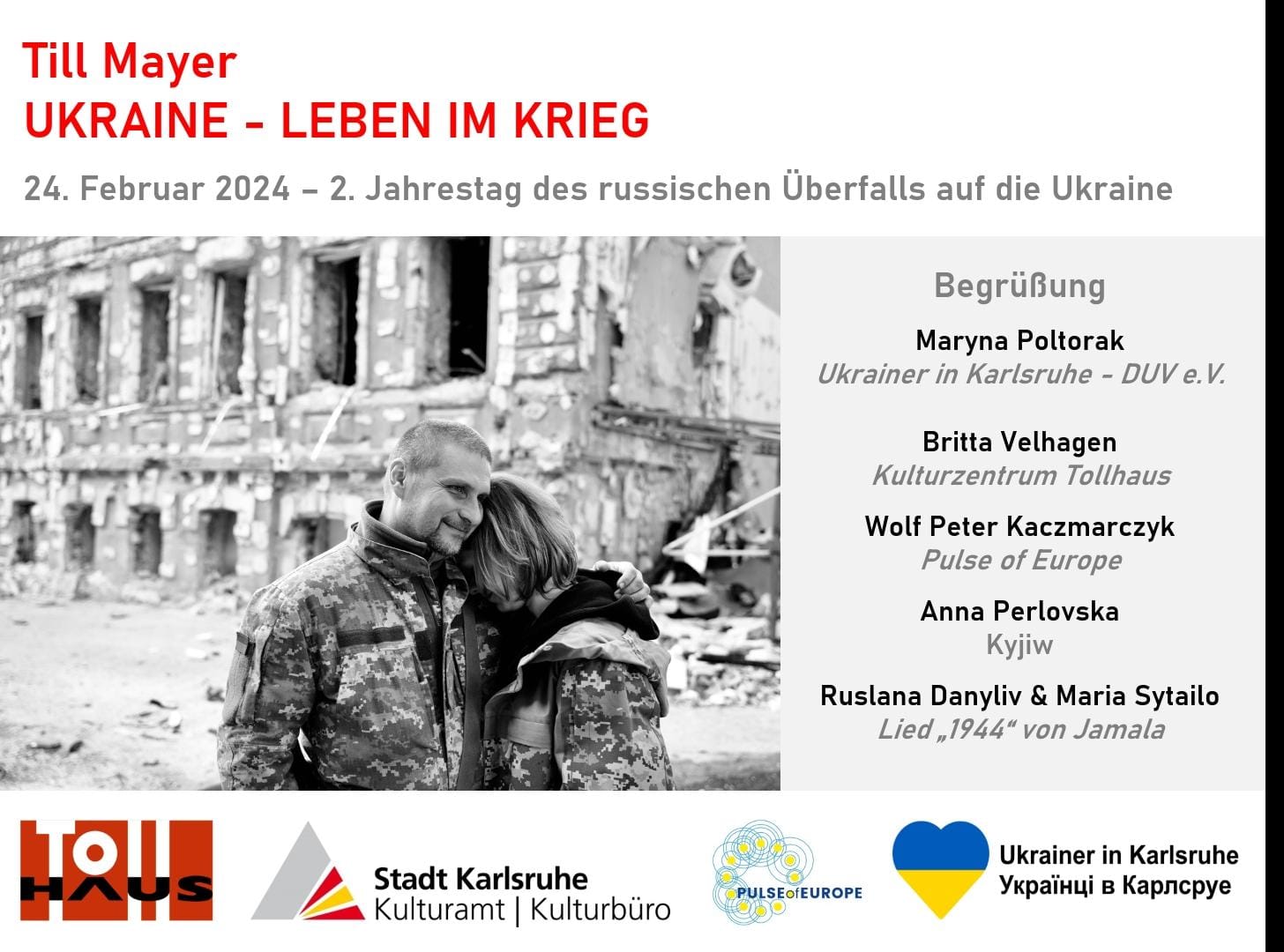 Ausstellung Till Mayer: Ukraine – Leben im Krieg