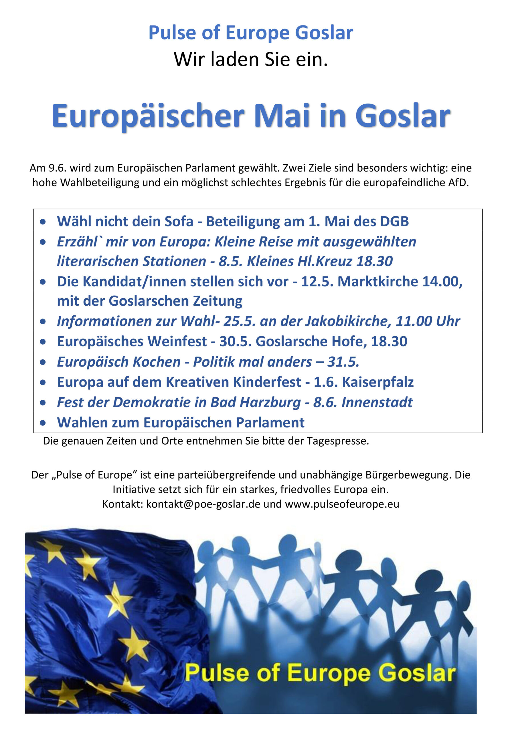 Europäischer Mai in Goslar