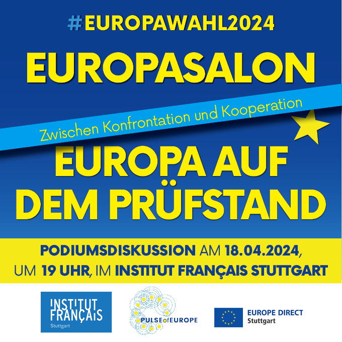 Europasalon „Europa auf dem Prüfstand“ in Stuttgart am 18.4.2024