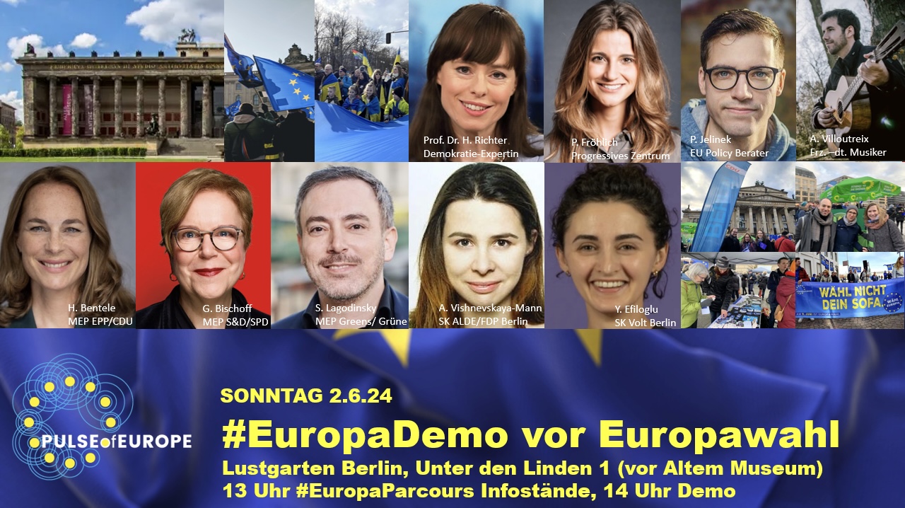 EuropaDemo und EuropaParcours mit MEPs uvm.