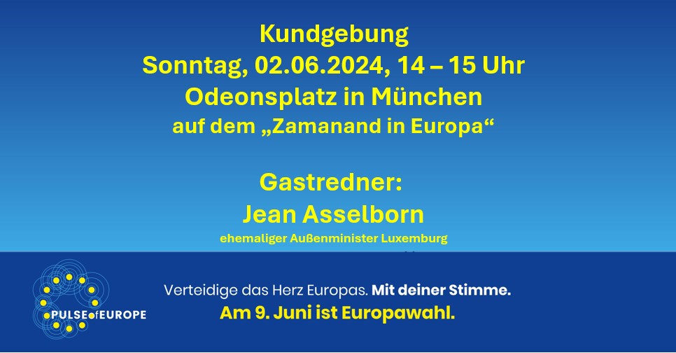 Europawahl 2024: Kundgebung am 02.06.2024 mit Jean Asselborn