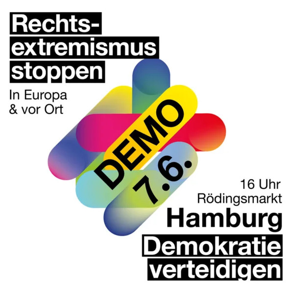 Demo gegen Rechtsextremismus